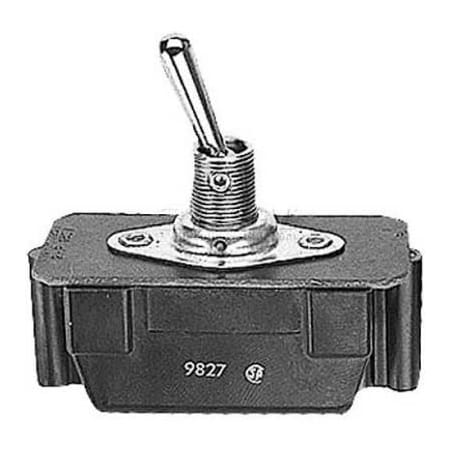 Allpoints Toggle Switch, 250V, 20A, Black/Silver, For Alto-Shaam, SW-3040 42-1129-ALT